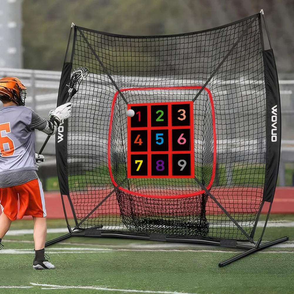 Baseball Softball Practice Net with Strike Zone Target