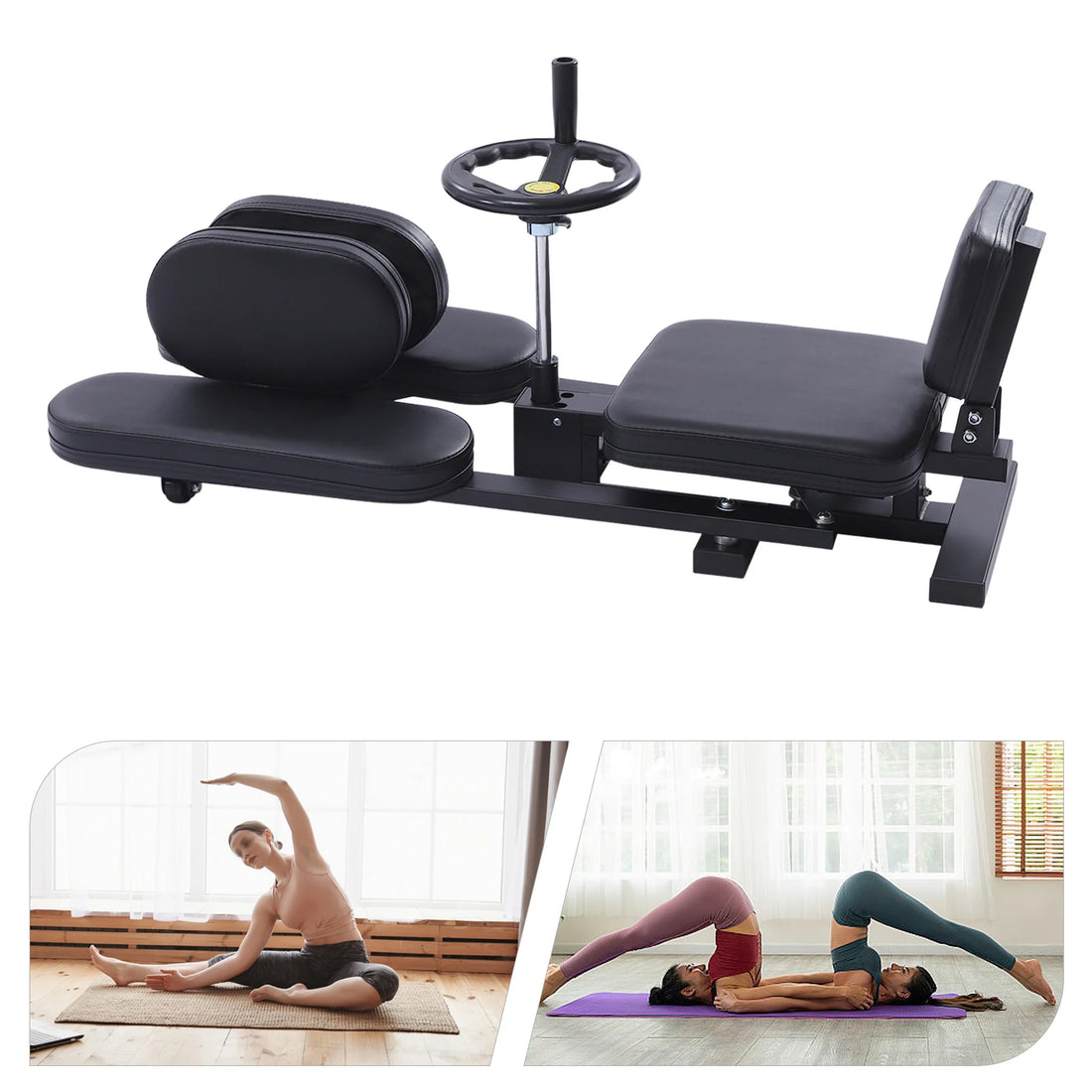 3-Bar Leg Stretcher for Flexibility & Home Gym