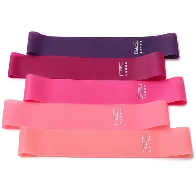 Portable Rubber Resistance Bands – Yoga, Pilates & Strength Training