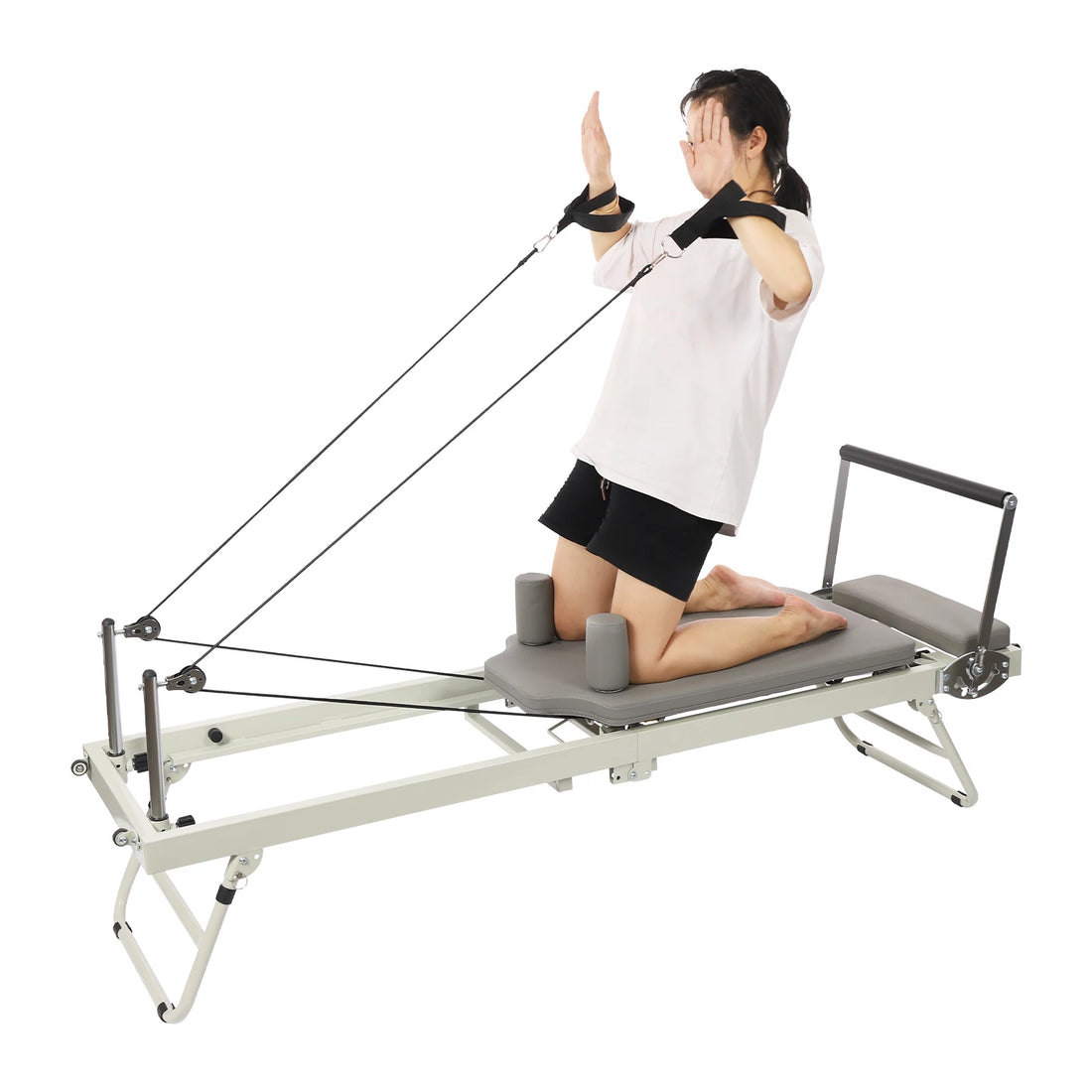 Foldable Pilates Reformer – Multifunctional Yoga Fitness Machine