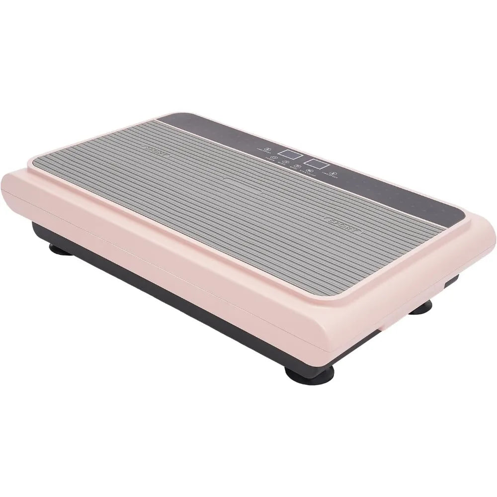 Vibration Plate Exercise Machine with LCD – Pink