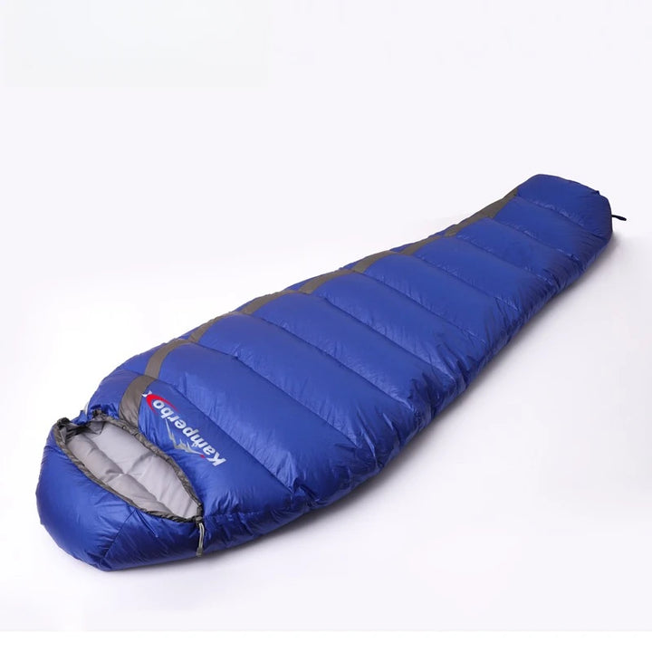 Winter Down Sleeping Bag - Lightweight Low-Temp Camping Bag