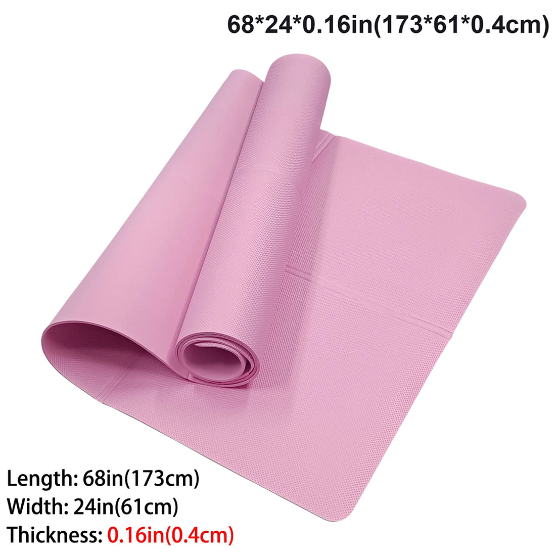 4MM Anti-Slip EVA Yoga Mat – Lightweight Fitness & Exercise Mat