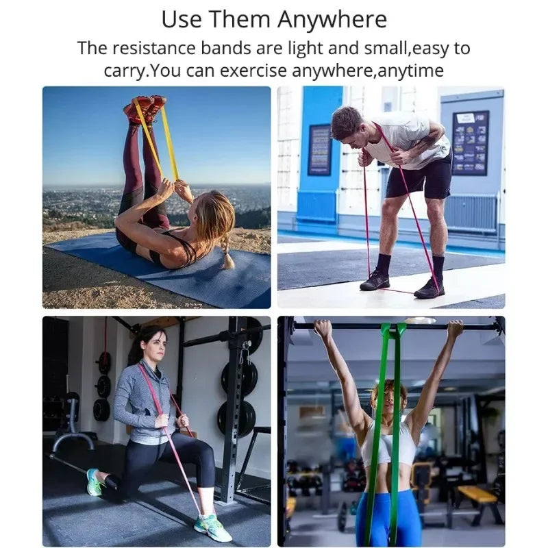 Resistance Bands for Home & Gym – Power & Yoga Training