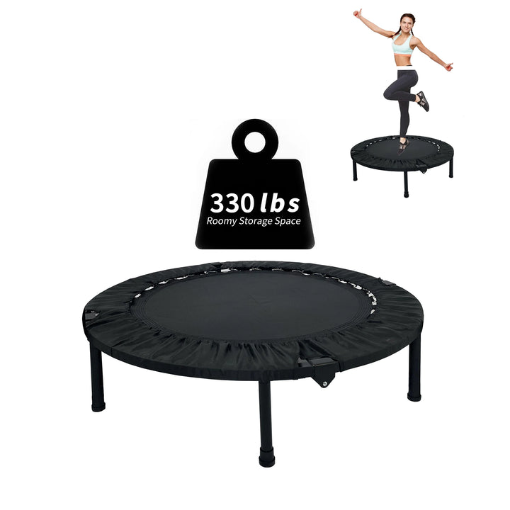 Foldable Mini Fitness Trampoline for Adults