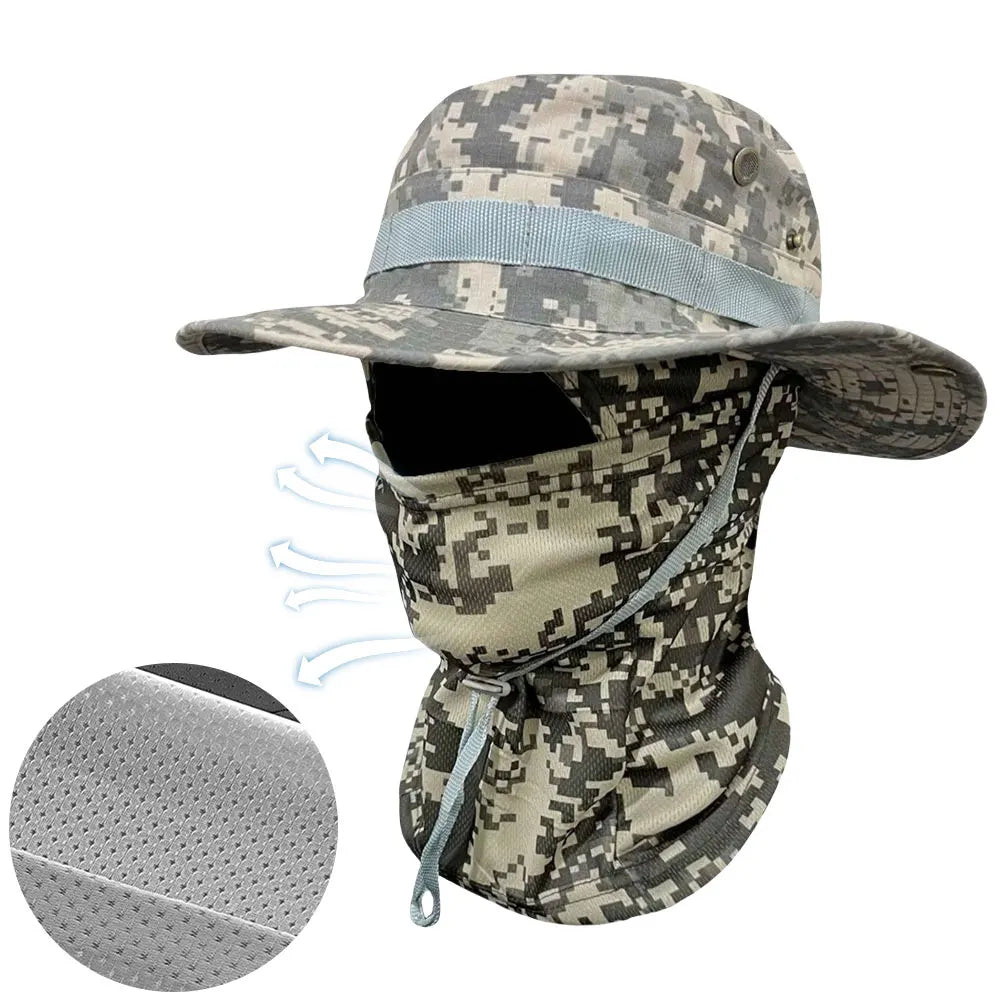 Fishing Balaclava Sun Hat Set