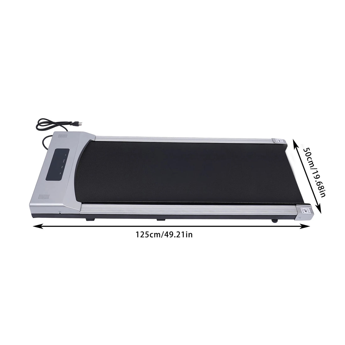 Electric Treadmill – 0.65–3HP LED Walking Pad with Remote Control