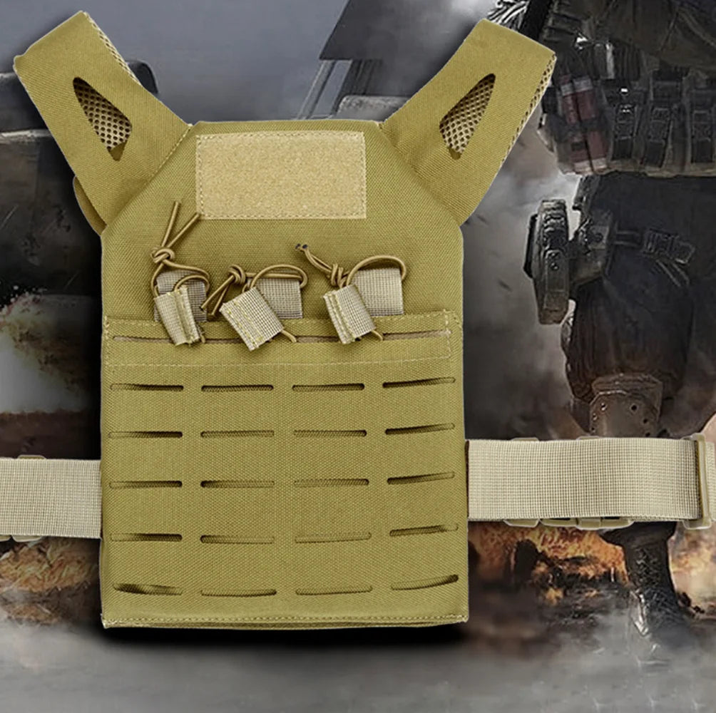 Kids Tactical Combat Vest - Military Molle Waistcoat