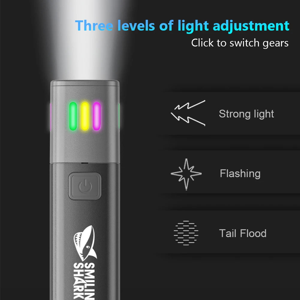 XPE+COB LED High Brightness Zoomable Outdoor Flashlight