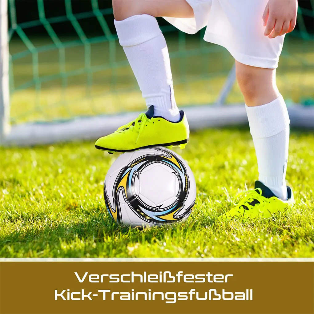 Official Size 5 World Football – PVC Machine Sewn