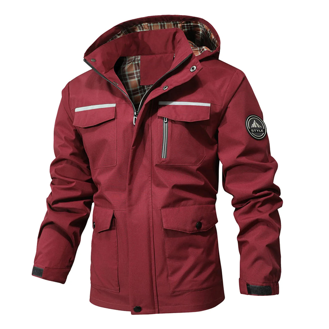 Plus Size Men's Windproof Outdoor Jacket