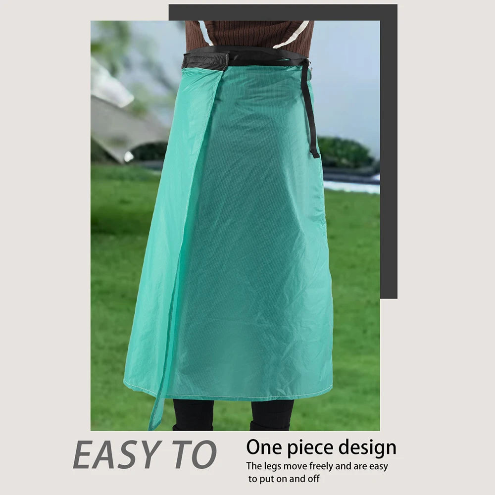 Waterproof Packable Rain Kilt Skirt for Hiking