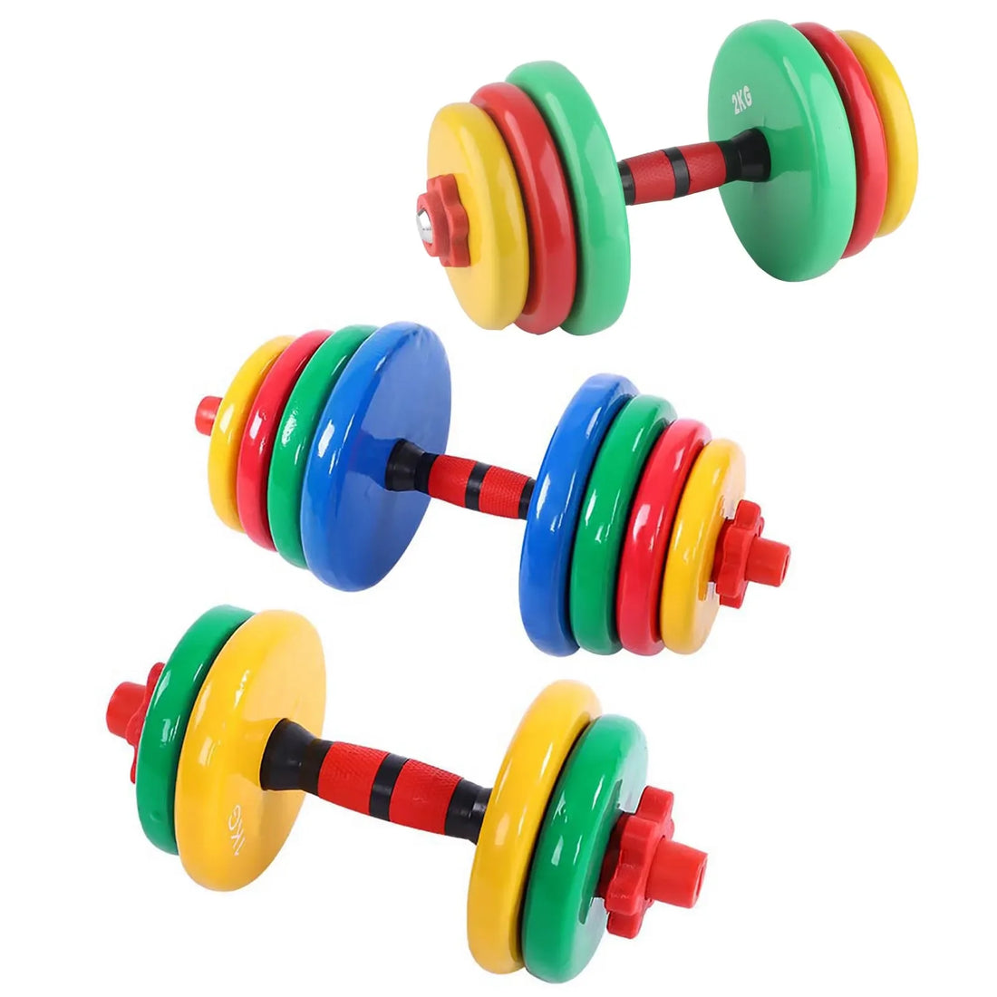 Colorful Removable Fitness Dumbbells