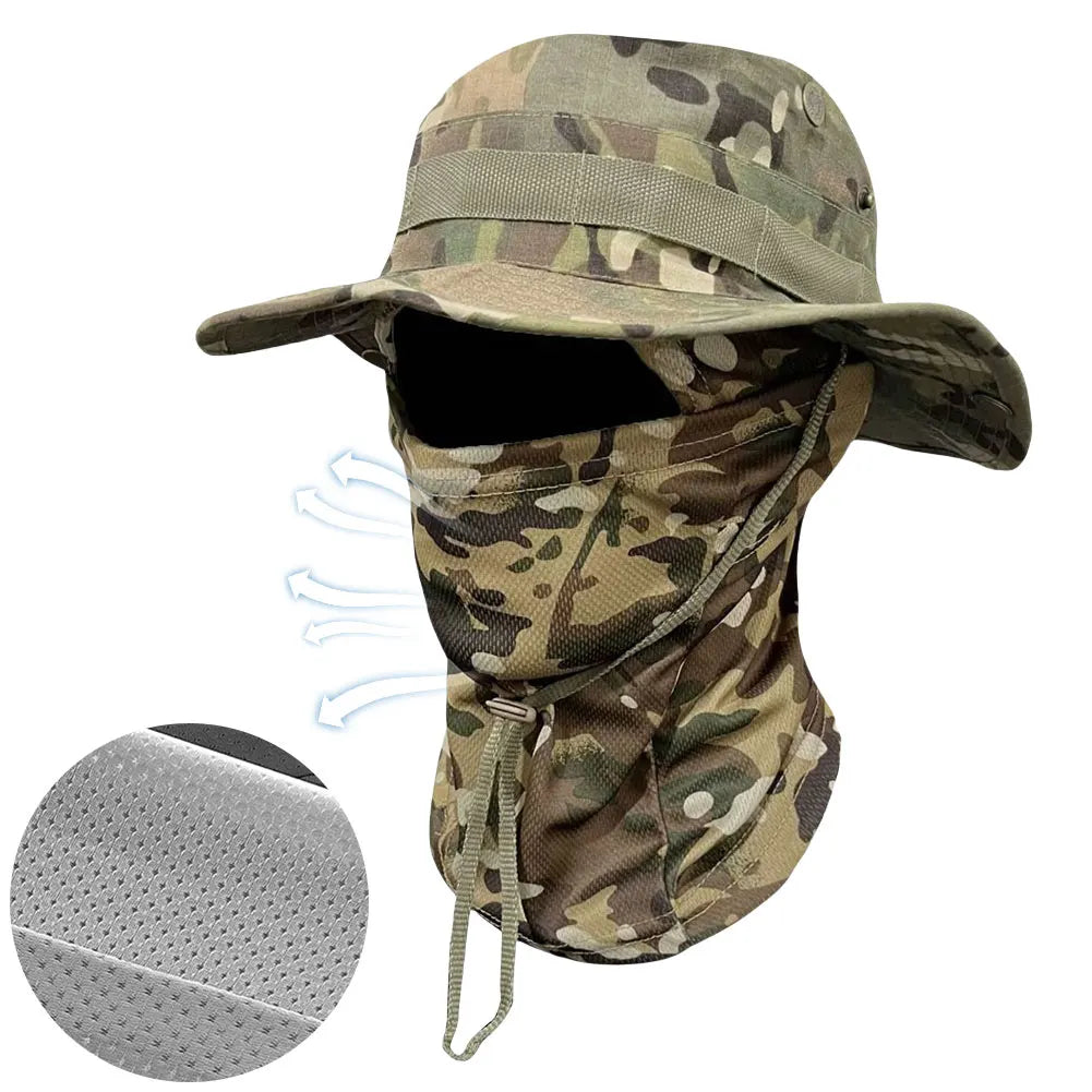 Fishing Balaclava Sun Hat Set