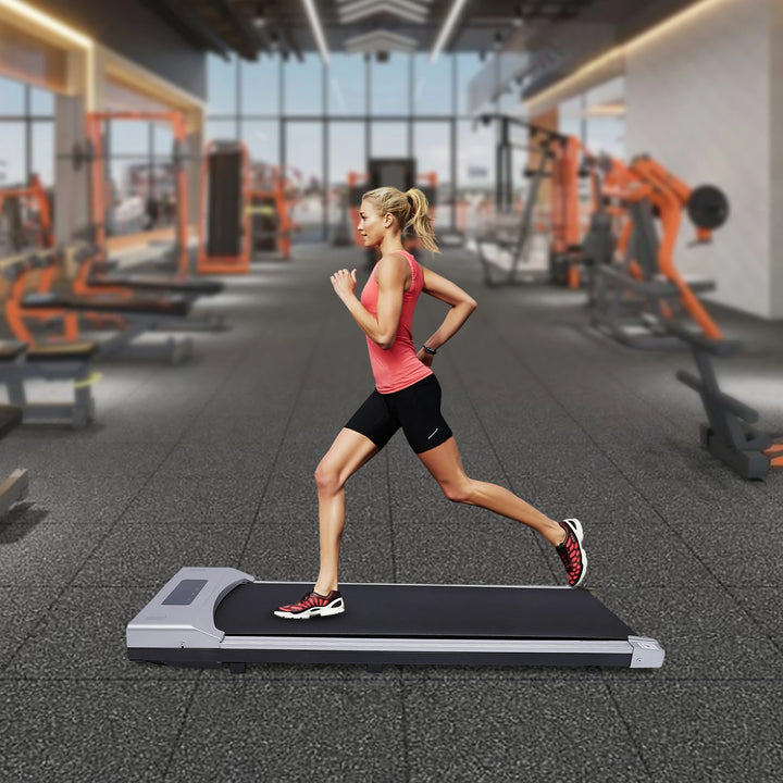 Electric Treadmill – 0.65–3HP LED Walking Pad with Remote Control