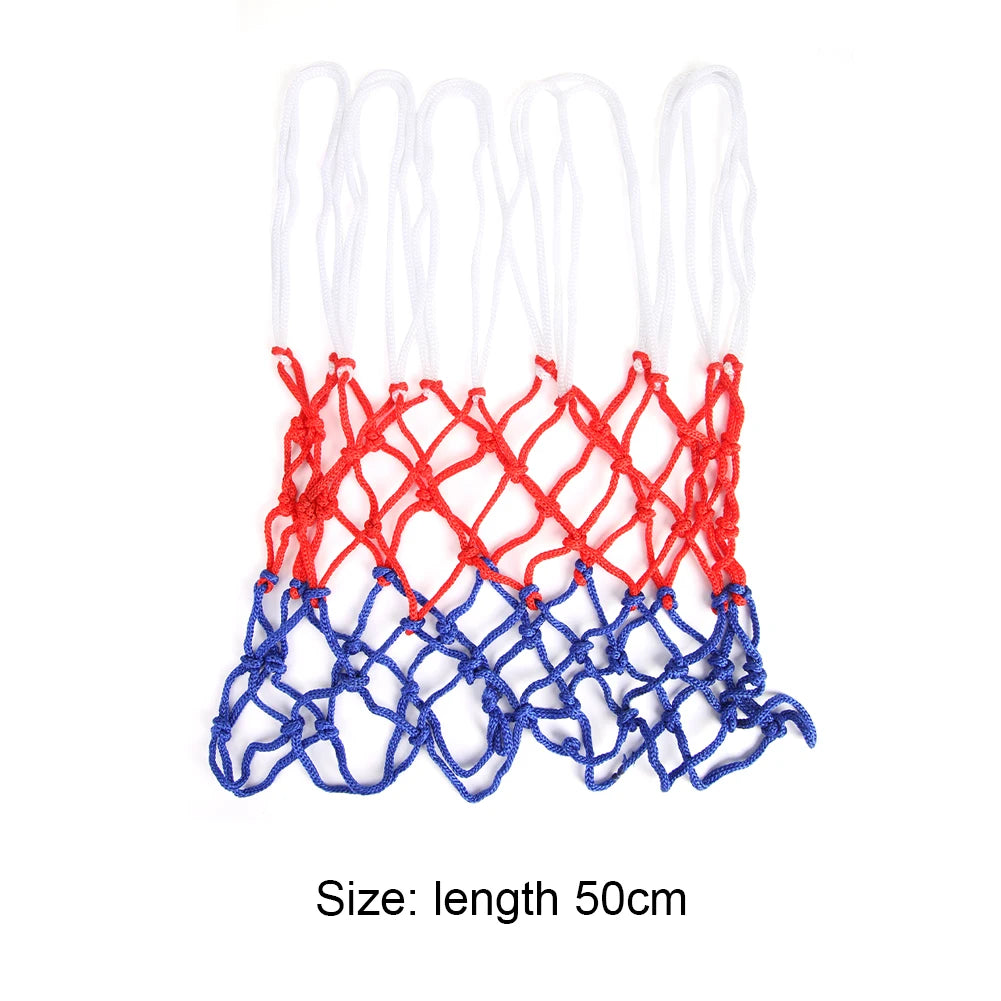 All-Weather Outdoor Basketball Hoop Net – Tri-Color
