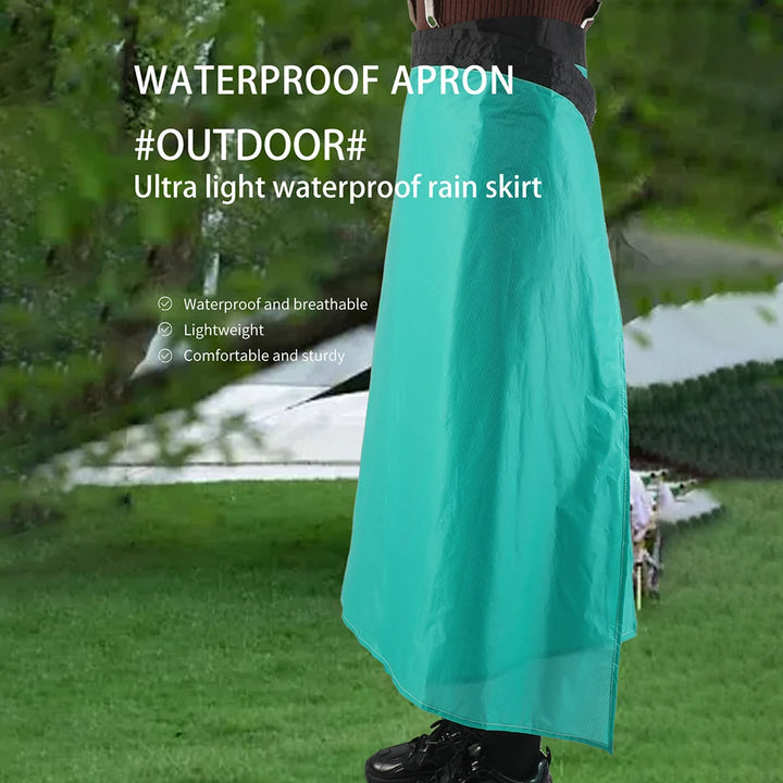 Waterproof Packable Rain Kilt Skirt for Hiking