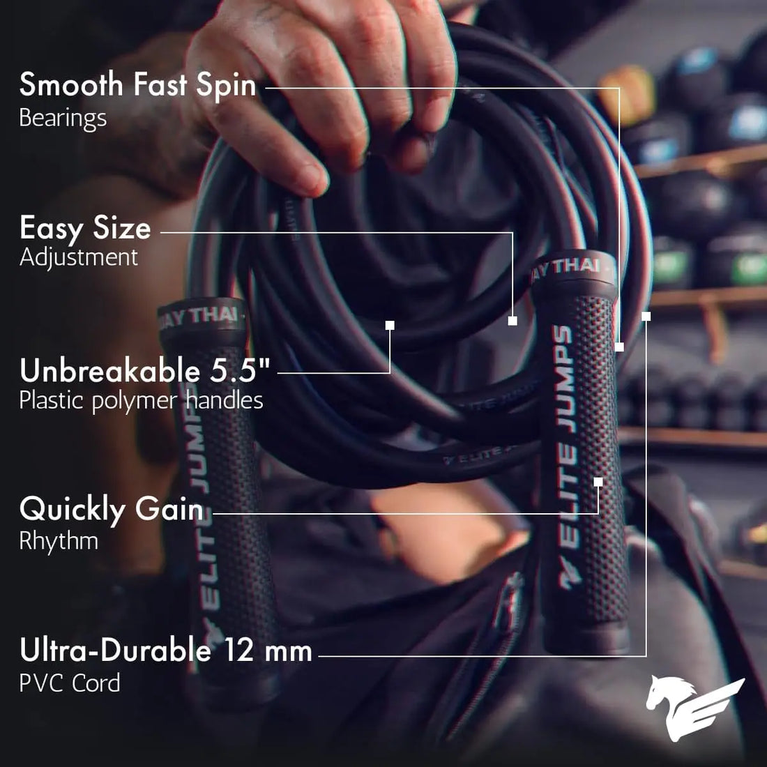 3.0 Weighted Jump Rope for High-Intensity Training