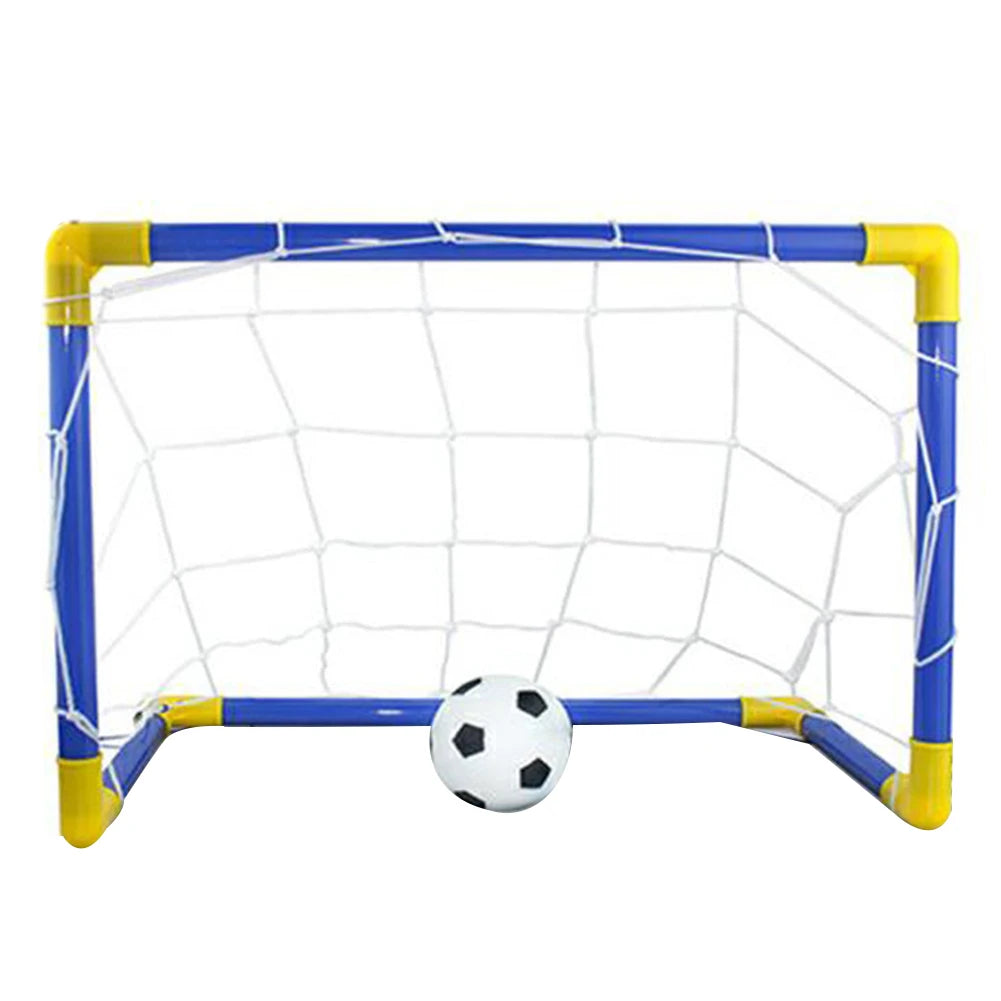Foldable Kids Soccer Goal Set with Pump