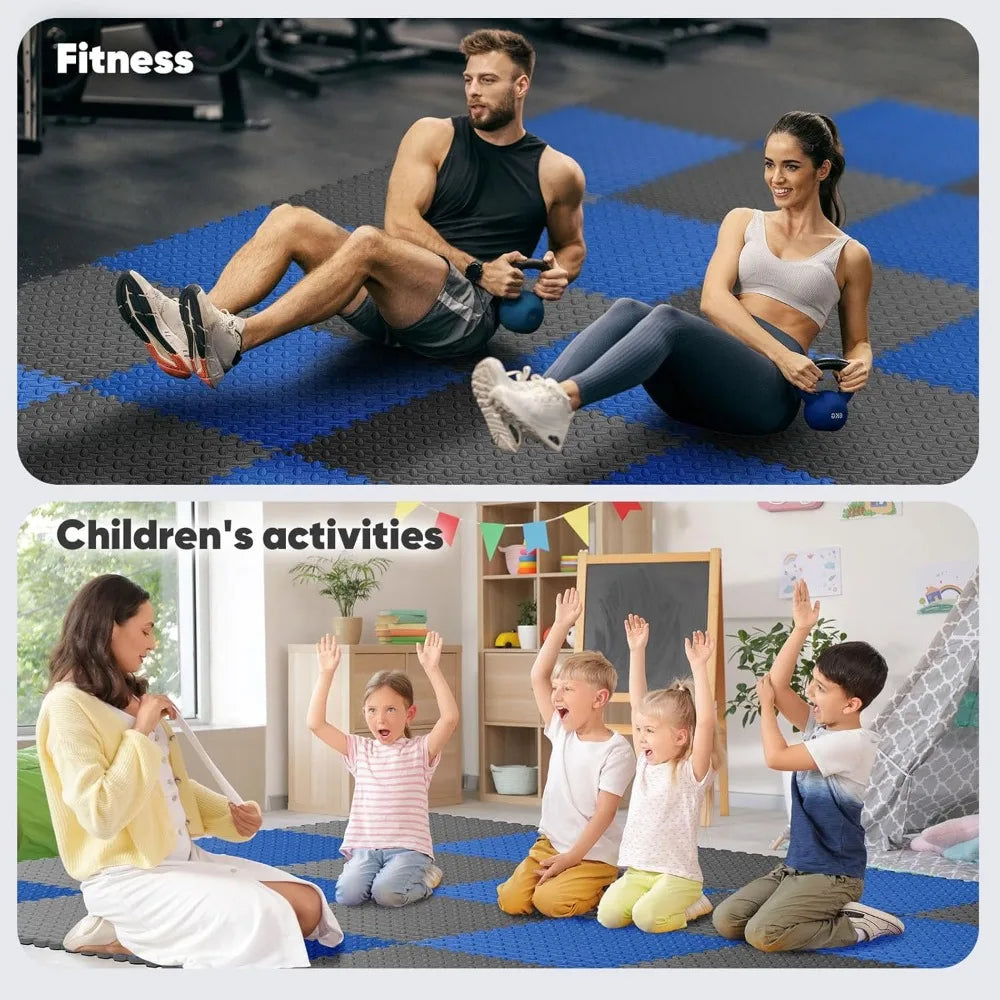 EVA Interlocking Foam Home Gym Puzzle Mat