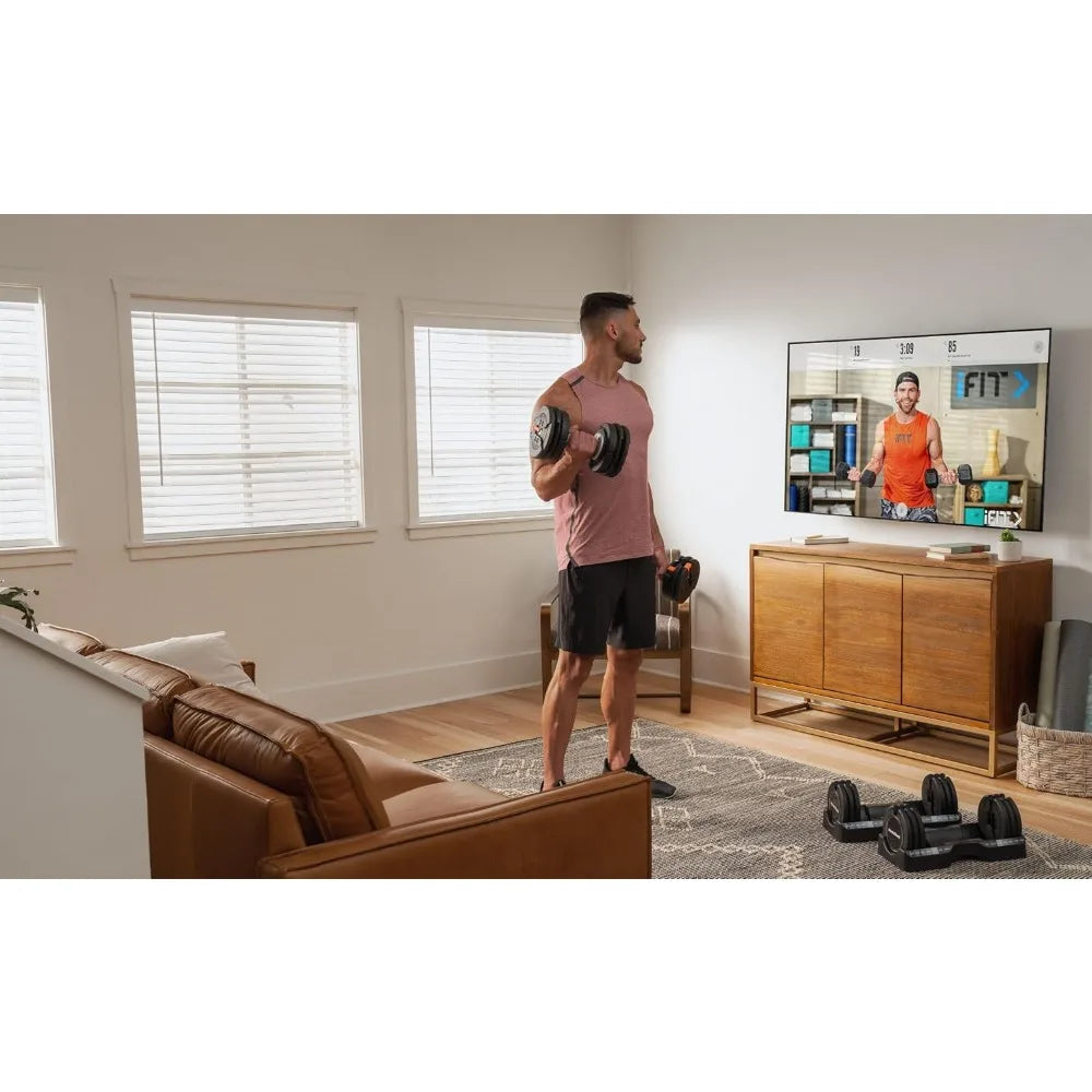 Select-a-Weight Adjustable Dumbbells