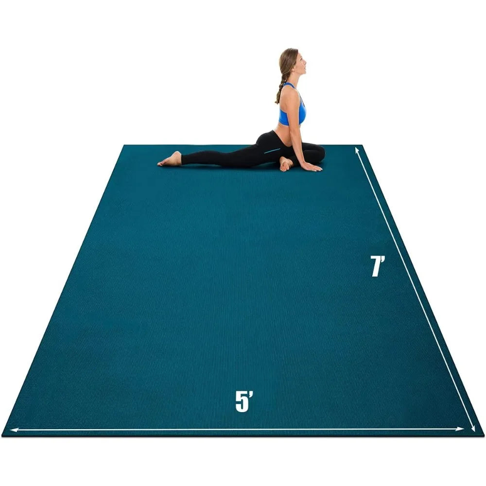 Extra Thick 8mm Eco-Friendly Yoga Mat with Strap
