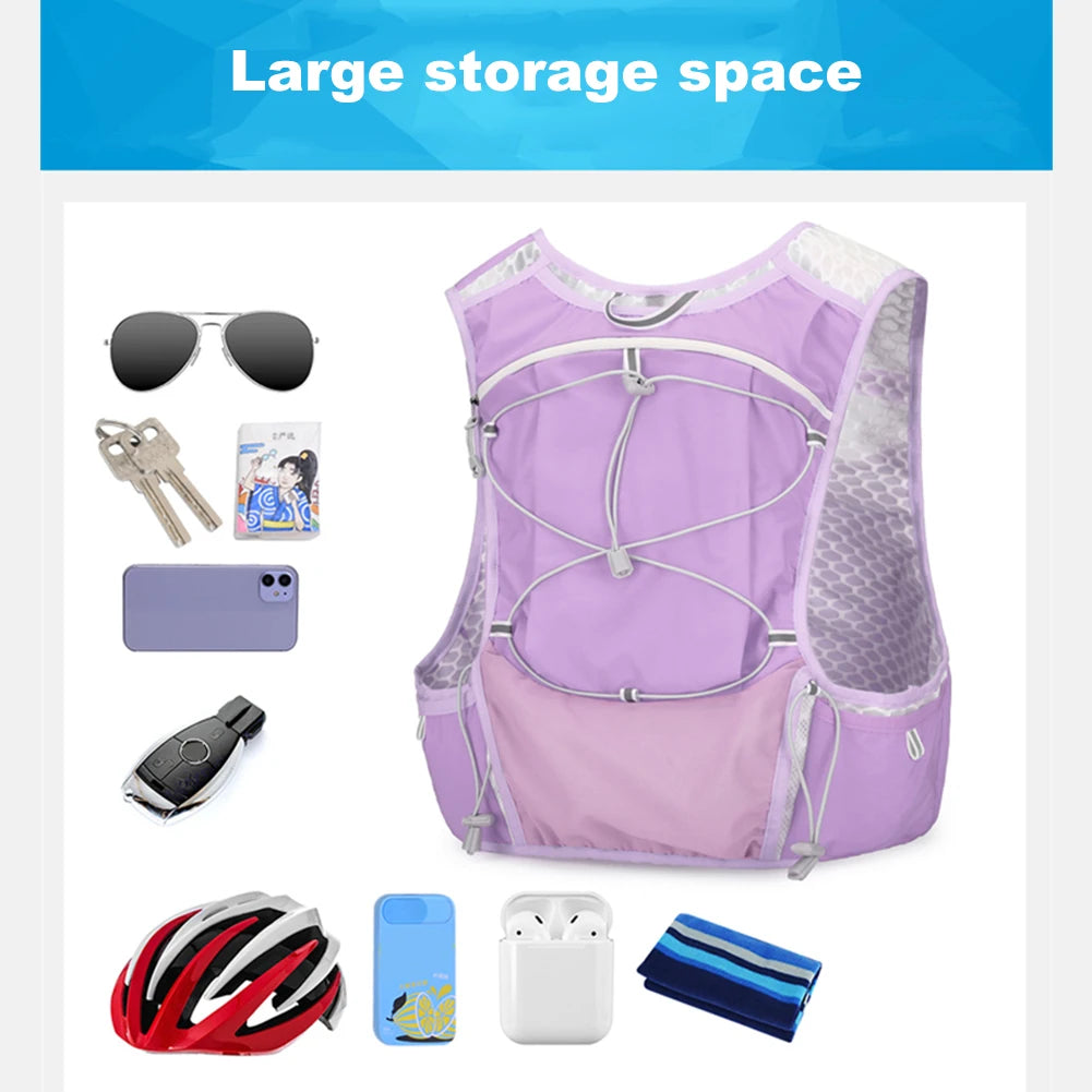 Hydration Running Vest - Waterproof, Lightweight, Breathable