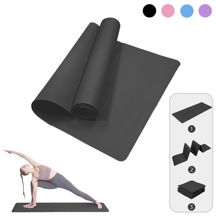 4MM Anti-Slip EVA Yoga Mat – Lightweight Fitness & Exercise Mat