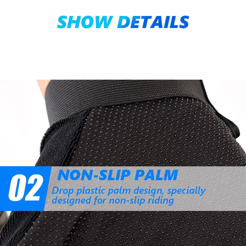 Heavy Duty Gym Training Gloves – Half Finger, Non-Slip, Wrist Support