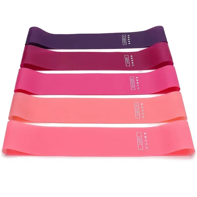 Portable Rubber Resistance Bands – Yoga, Pilates & Strength Training