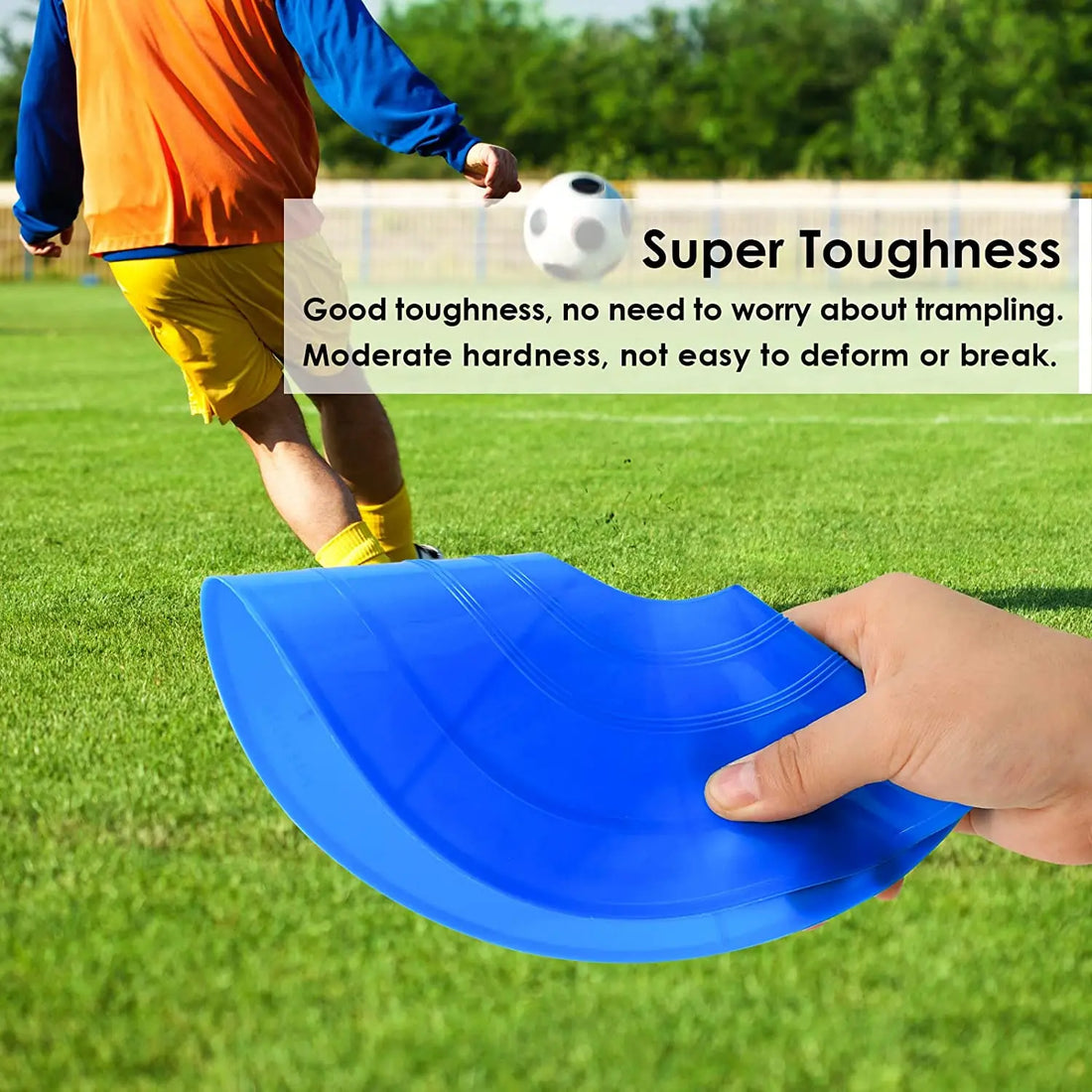 10/15/20/25pcs Agility Disc Cone Set with Holder