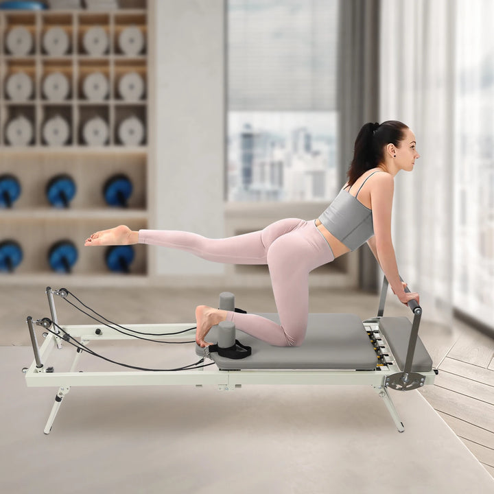 Foldable Pilates Reformer – Multifunctional Yoga Fitness Machine
