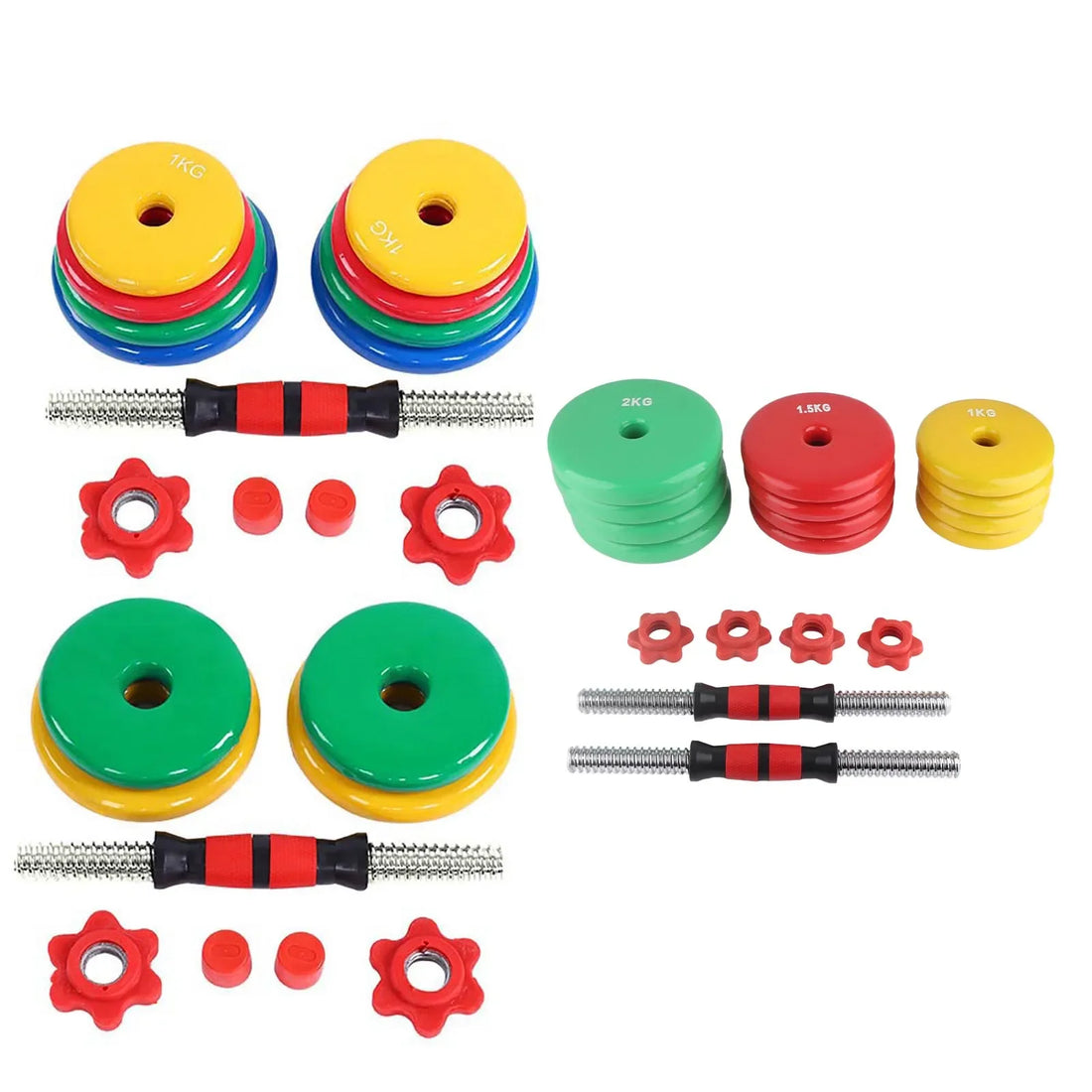 Colorful Removable Fitness Dumbbells