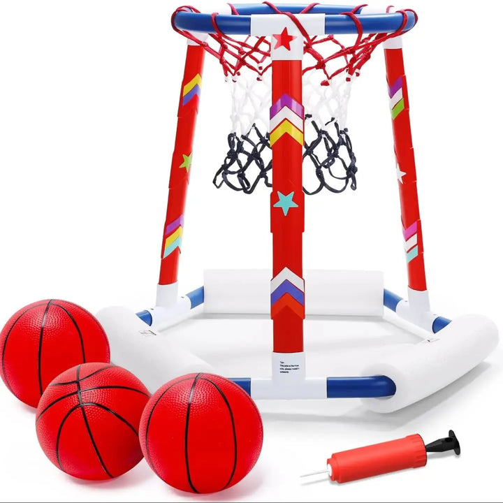 EagleStone Inflatable Pool Basketball Set