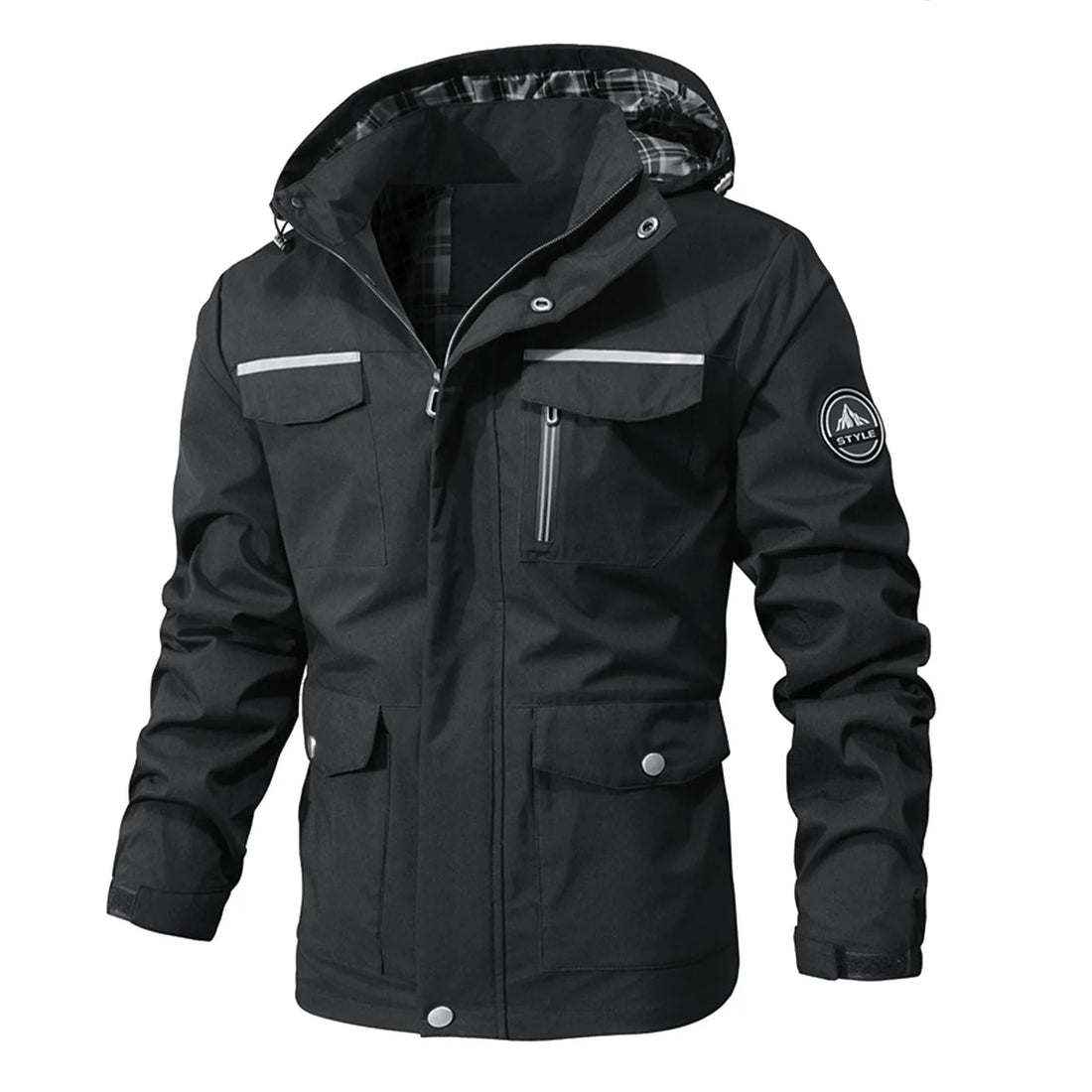 Plus Size Men's Windproof Outdoor Jacket