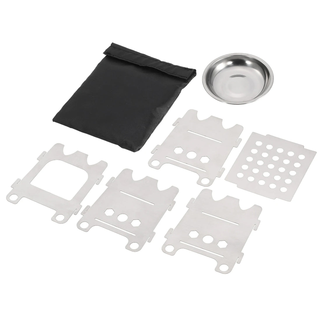 Titanium Portable Folding Wood Camping Stove