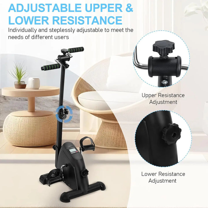 Pedal Exerciser Bike for Hand, Arm, Leg & Knee