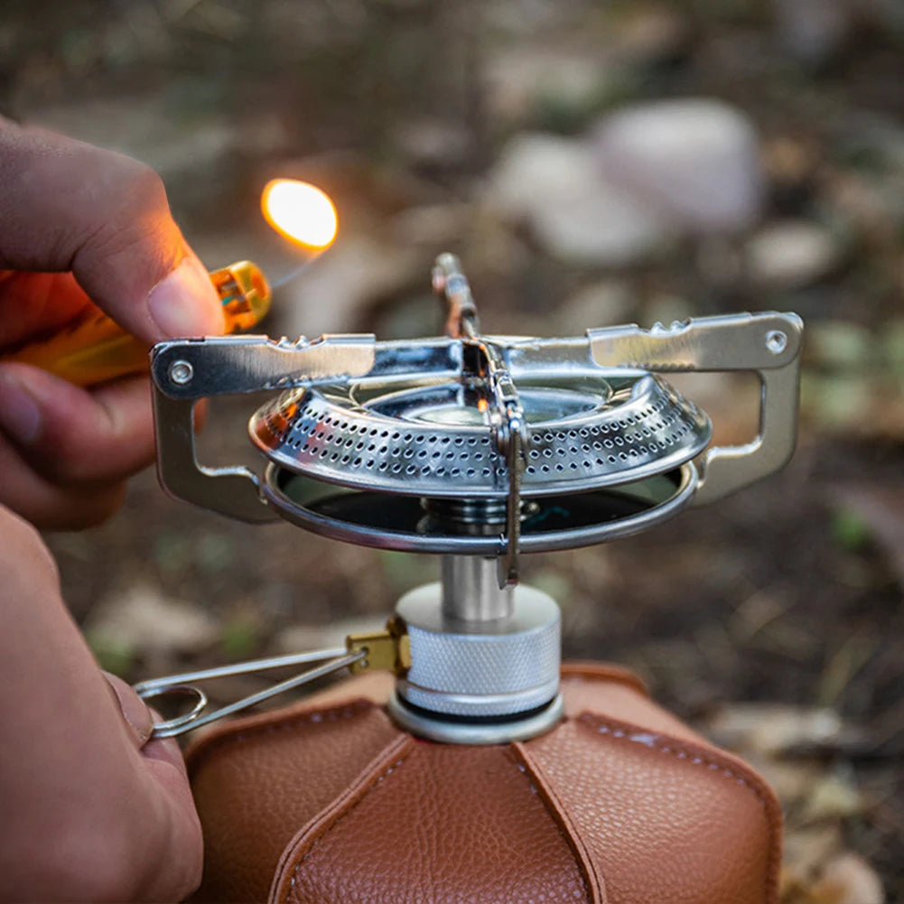 Portable Outdoor Camping Gas Stove with Storage Bag