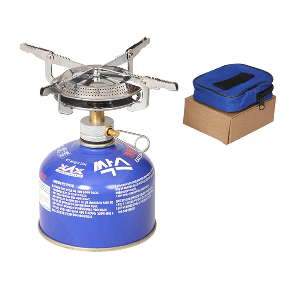 Portable Outdoor Camping Gas Stove with Storage Bag