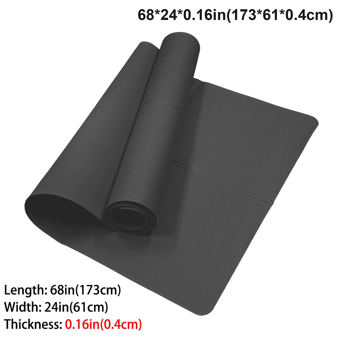 4MM Anti-Slip EVA Yoga Mat – Lightweight Fitness & Exercise Mat