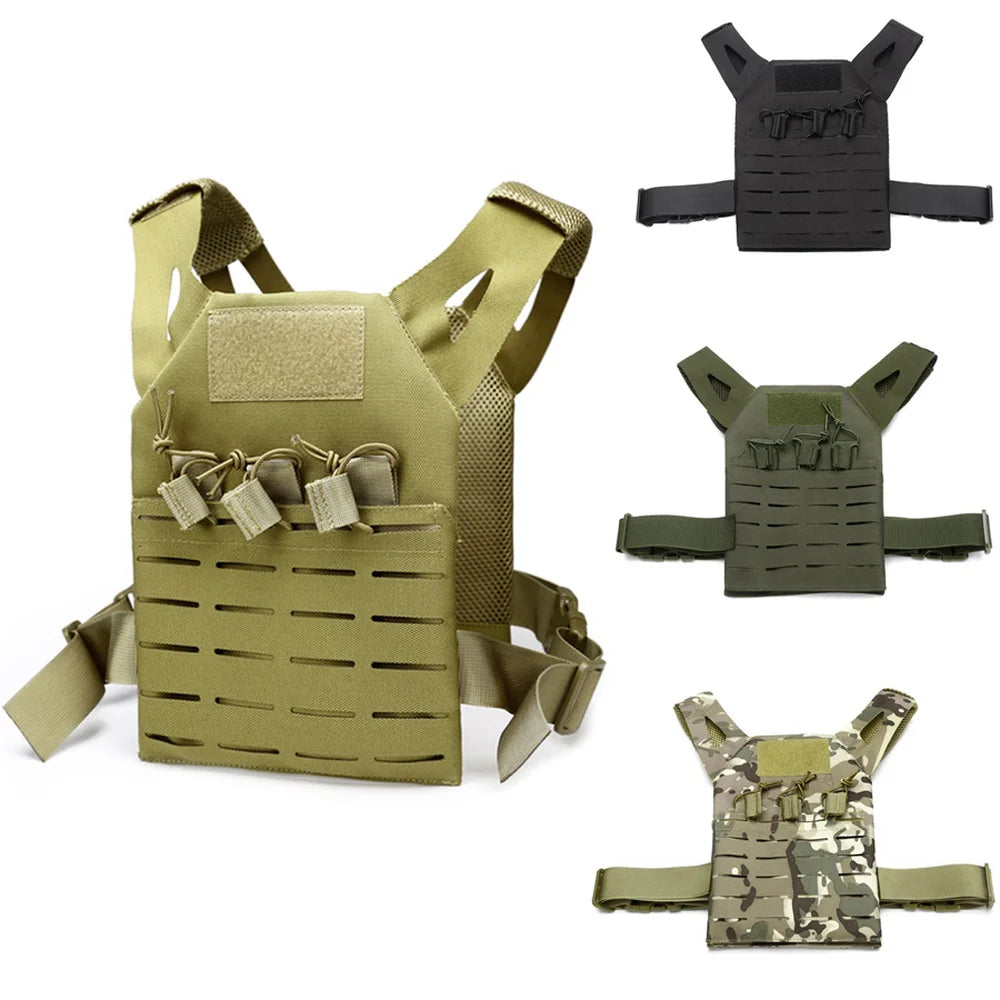 Kids Tactical Combat Vest - Military Molle Waistcoat