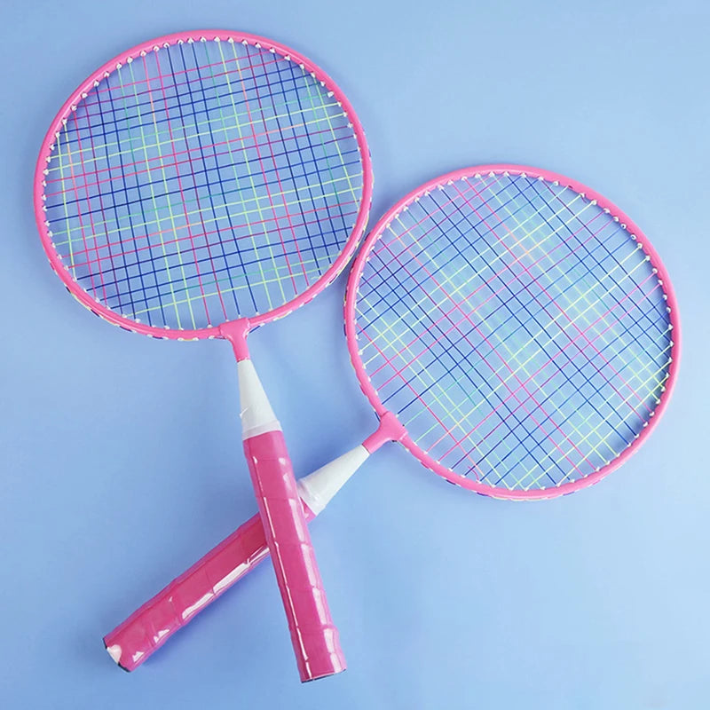 Kids Tennis & Badminton Racket Set – 1 Pair + Ball