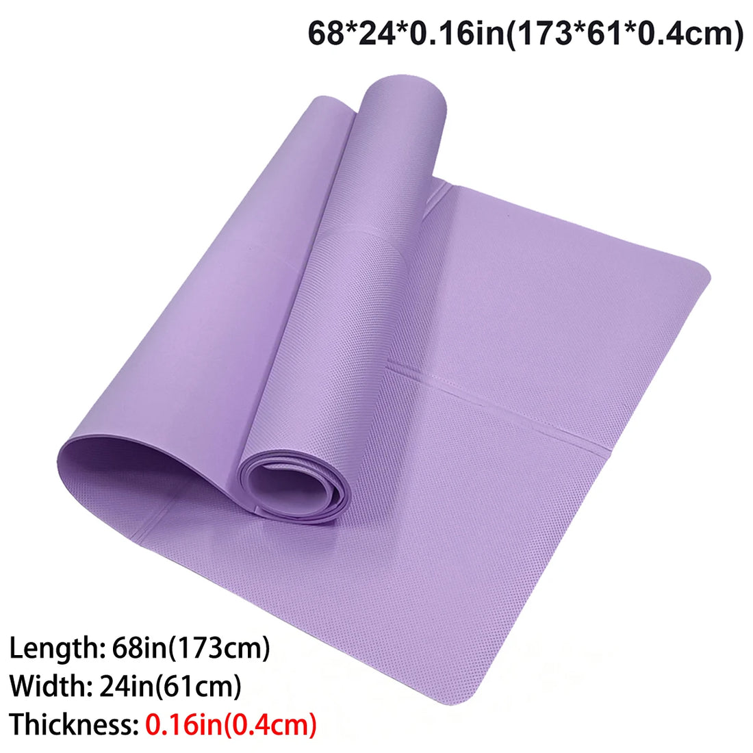 4MM Anti-Slip EVA Yoga Mat – Lightweight Fitness & Exercise Mat