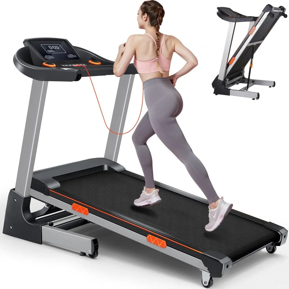 Foldable 3.5HP Treadmill with Auto Incline