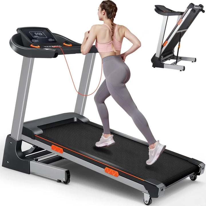 Foldable 3.5HP Treadmill with Auto Incline
