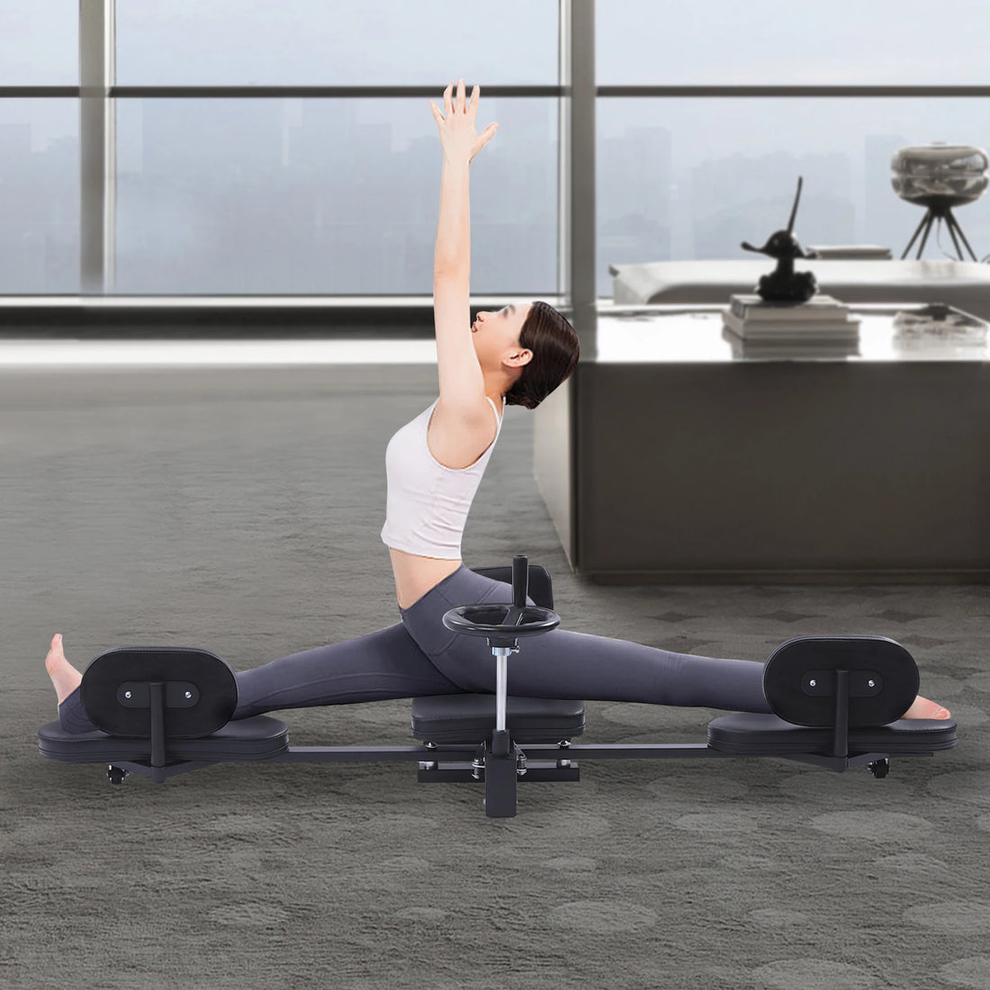 3-Bar Leg Stretcher for Flexibility & Home Gym