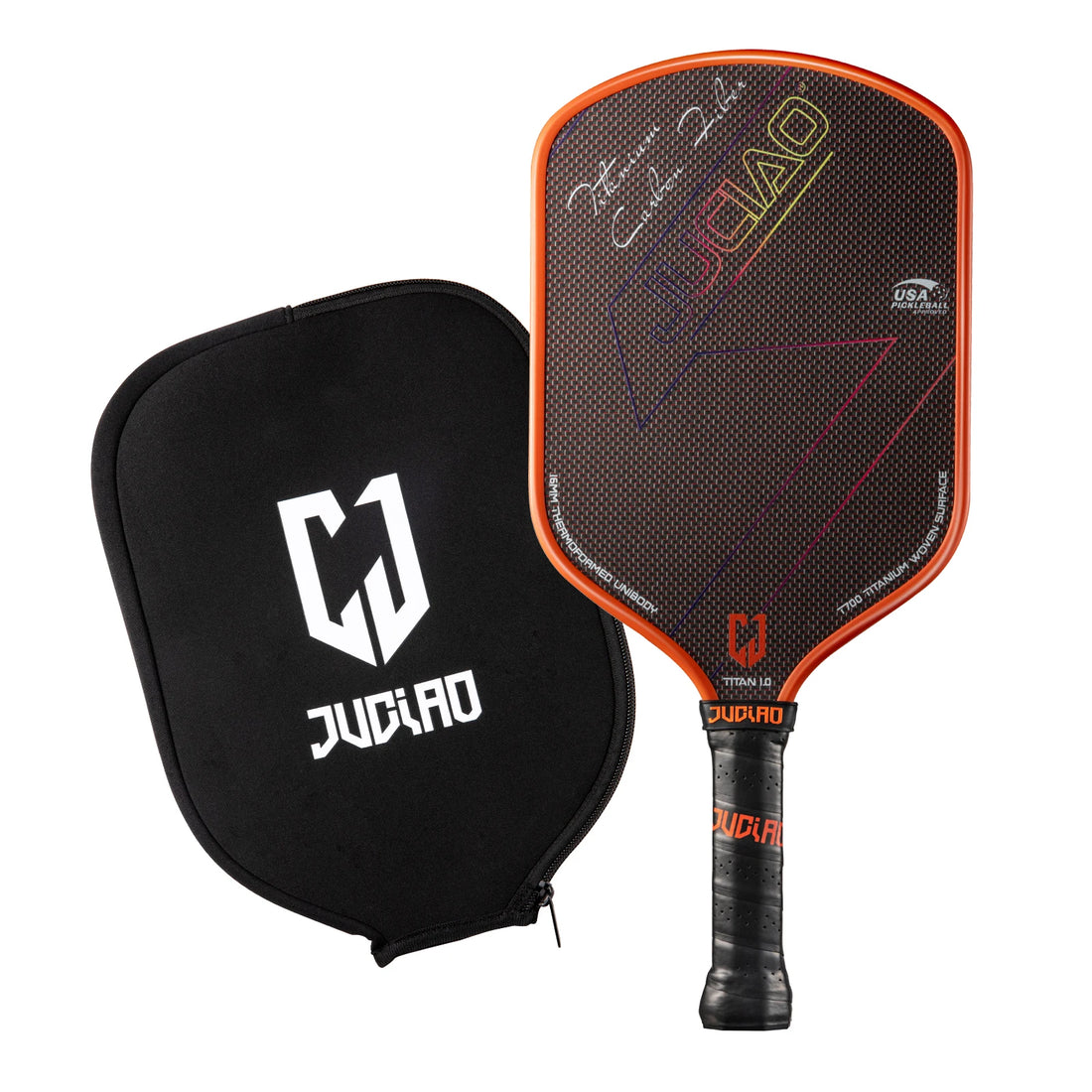 JUCIAO T-Titanium Carbon Fiber Pickleball Paddle