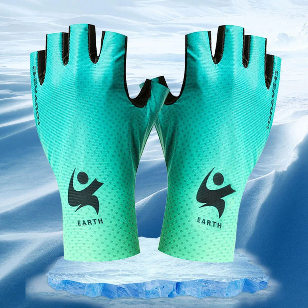 Heavy Duty Gym Training Gloves – Half Finger, Non-Slip, Wrist Support