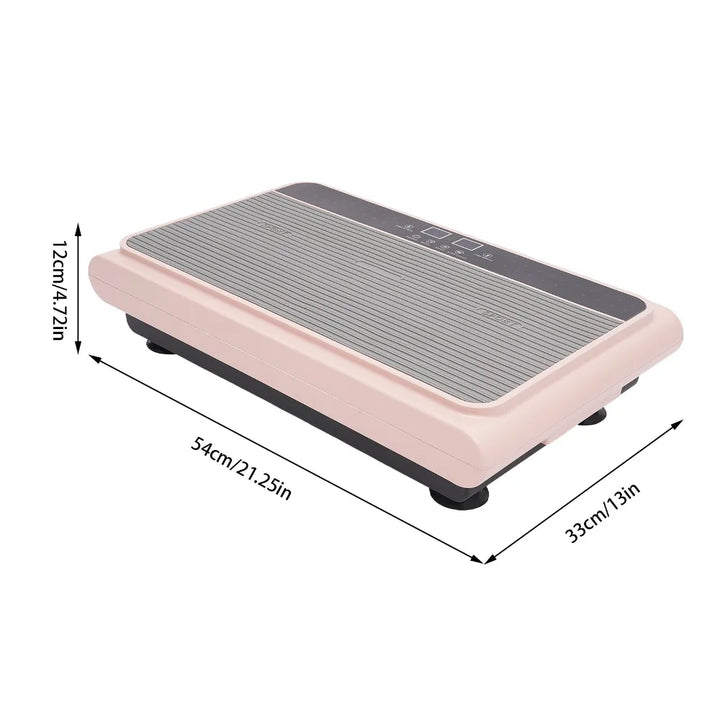 Vibration Plate Exercise Machine with LCD – Pink