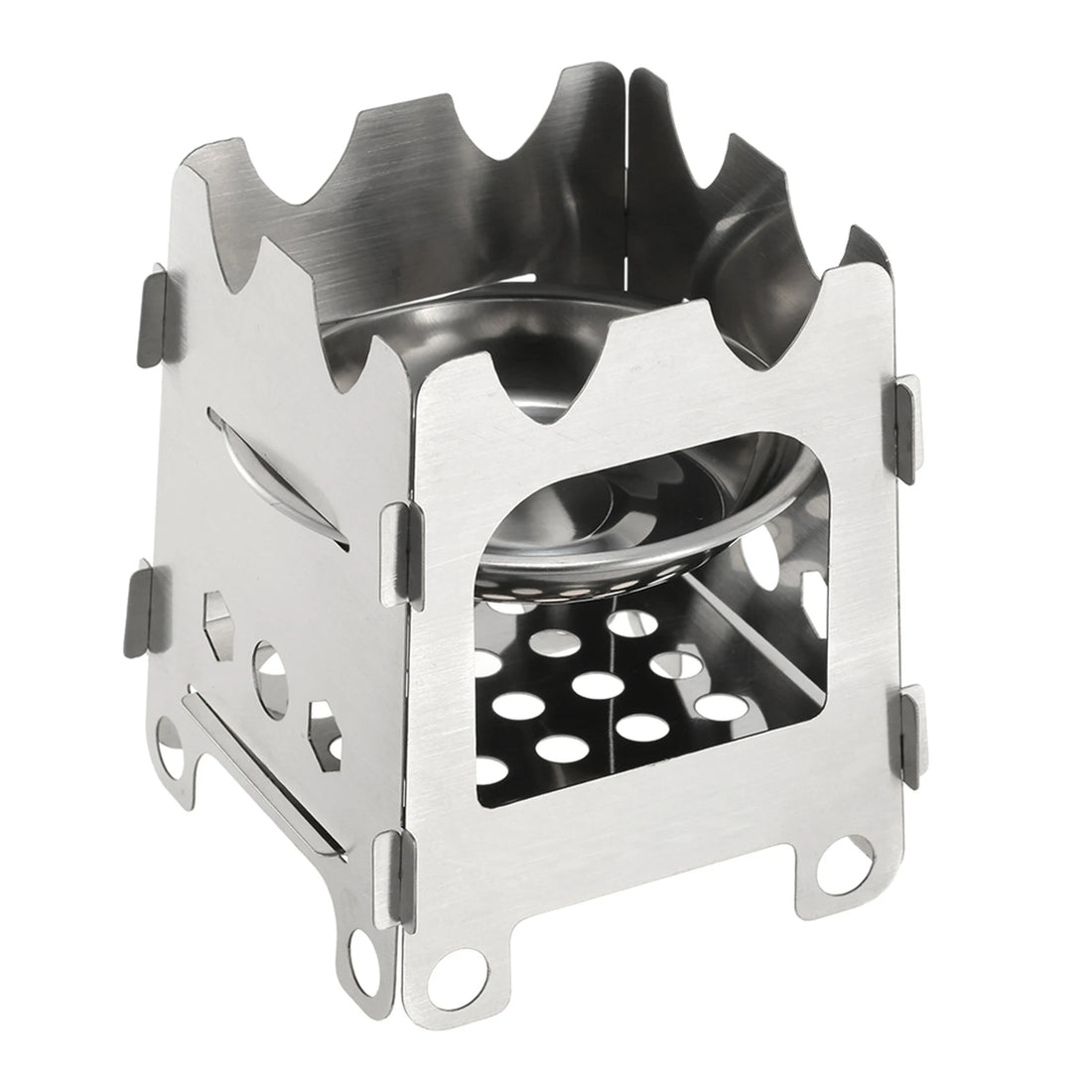 Titanium Portable Folding Wood Camping Stove